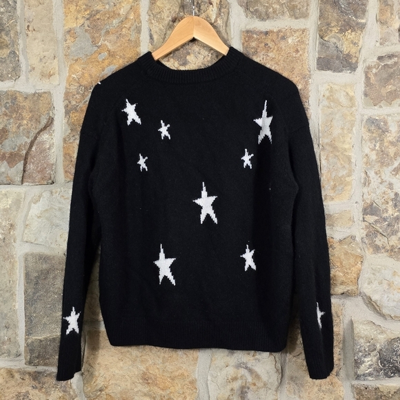 Zadig & Voltaire Markus Star Cashmere Sweater Top Shirt - Picture 3 of 6
